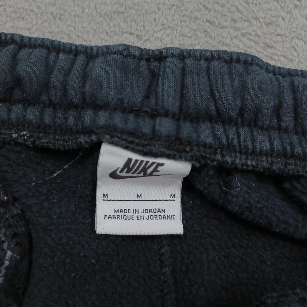 Nike Pants Mens Medium Black Pockets Cotton Blend Activewear Casual A3